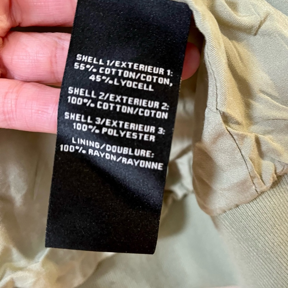 7 For All Mankind Green Bomber Jacket NWOT - Picture 6 of 6
